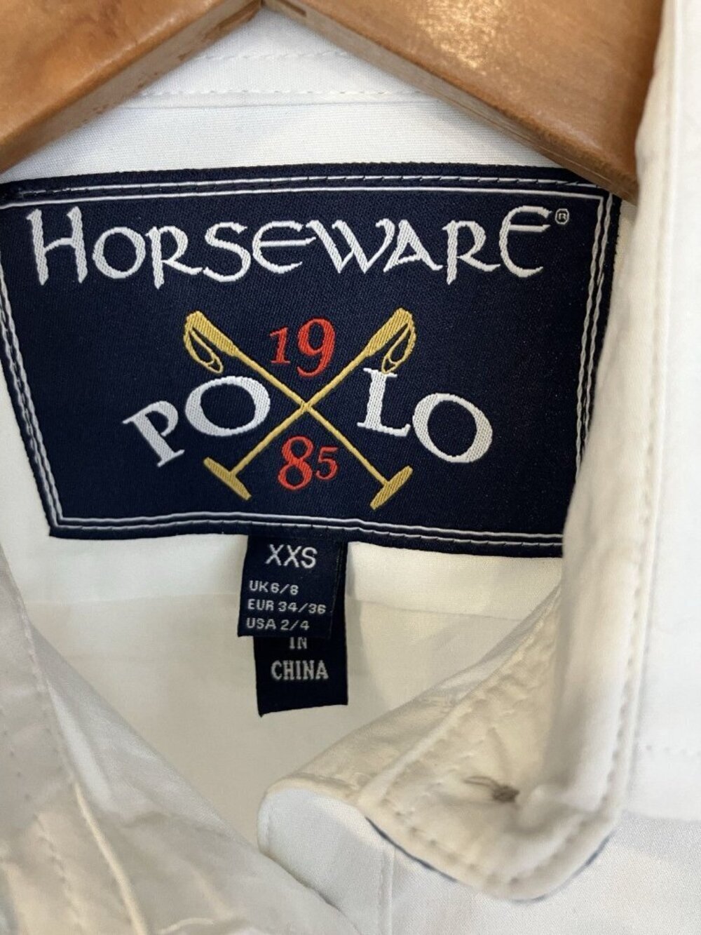 NWT Horse ware Ireland Aurore XXS Competition Dress White Shirt Classic Prep - Picture 3 of 7